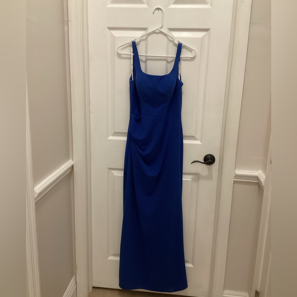 Chic Royal Blue Maxi Dress